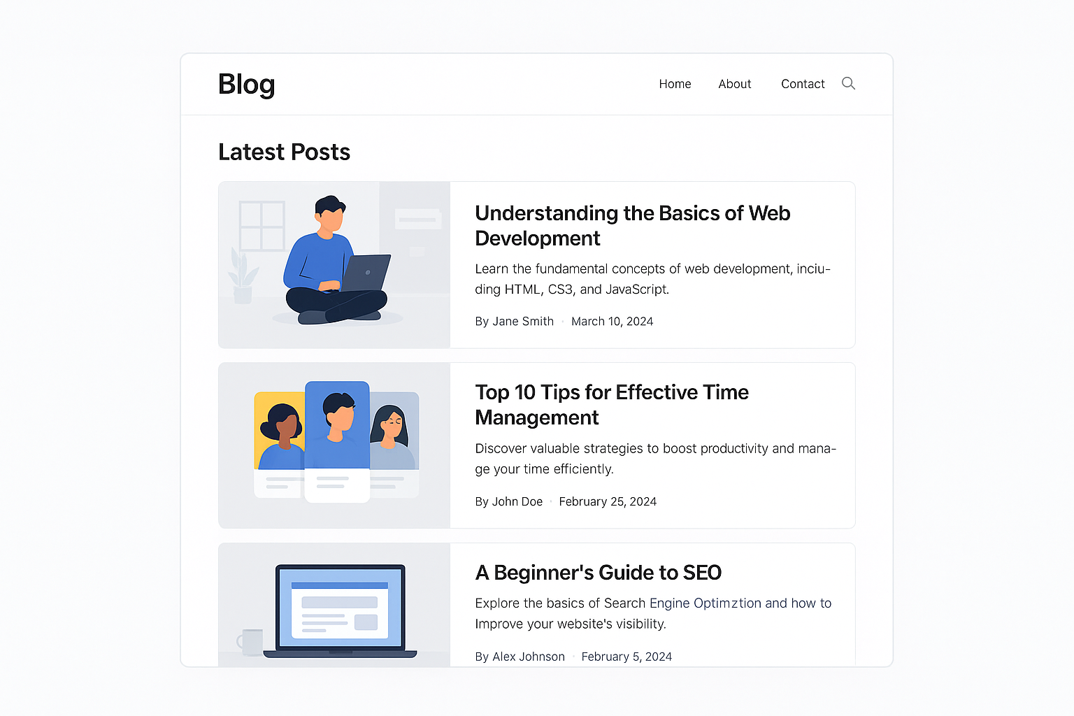 A Modern Blog Platform