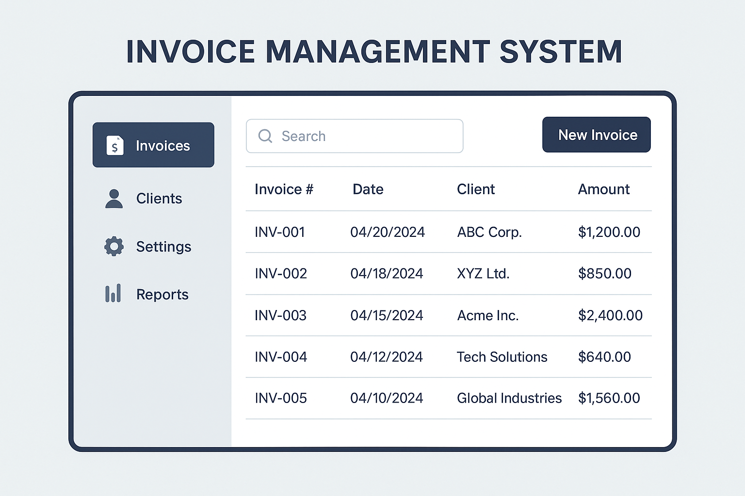 Invoice Management System